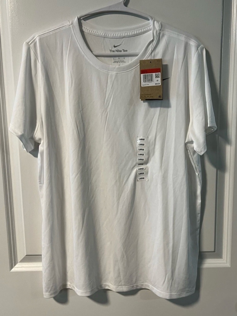 Nike Men’s White Short Sleeve Crew Tee